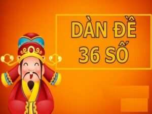 Giải thích về soi cầu dàn đề 36 số