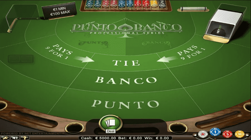 Baccarat Punto Banco có luật chơi tương tự như bản truyền thống
